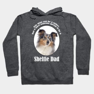 Blue Merle Sheltie Dad Hoodie